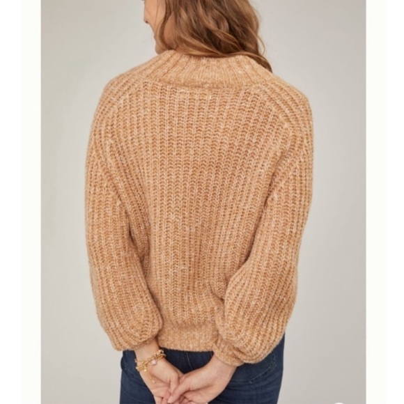 Anthropologie Honore Chunky Knit Wool Pullover Sweater - Picture 3 of 10